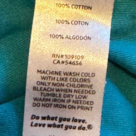 Life is Good with Tacos Crusher Tee Size XXL Blue - Picture 4 of 5